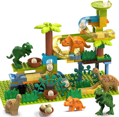 Circuito de Canicas de Dinosaurio para Niños