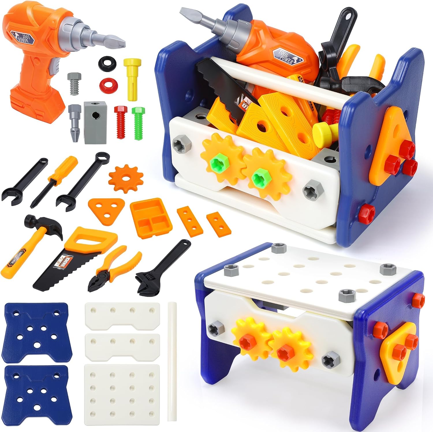 Table à outils multifonctionnelle de petit ingénieur, kit de jeu d'imitation - 311