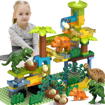 Circuito de Canicas de Dinosaurio para Niños