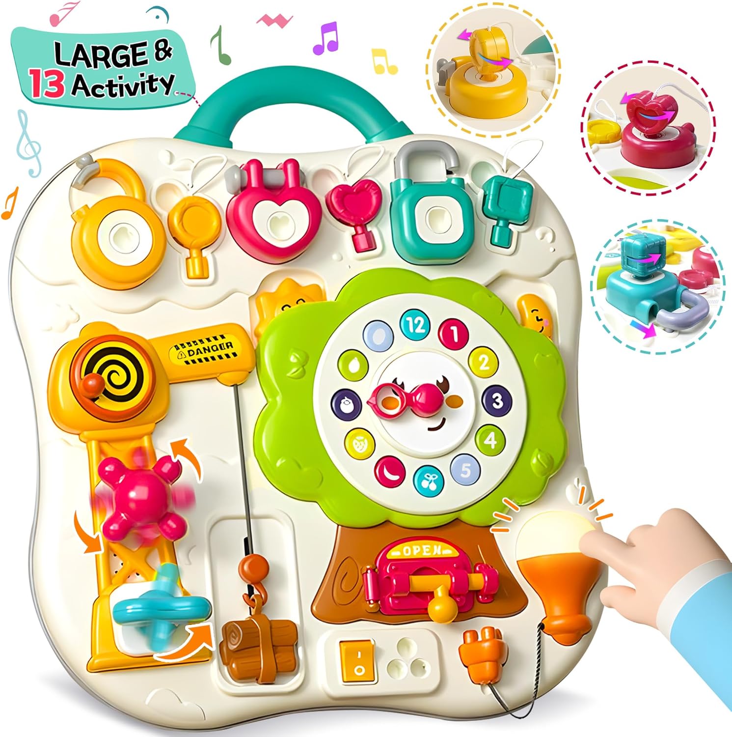 Fidtoy Baby Busy Board Light Switch Music Montessori Toy