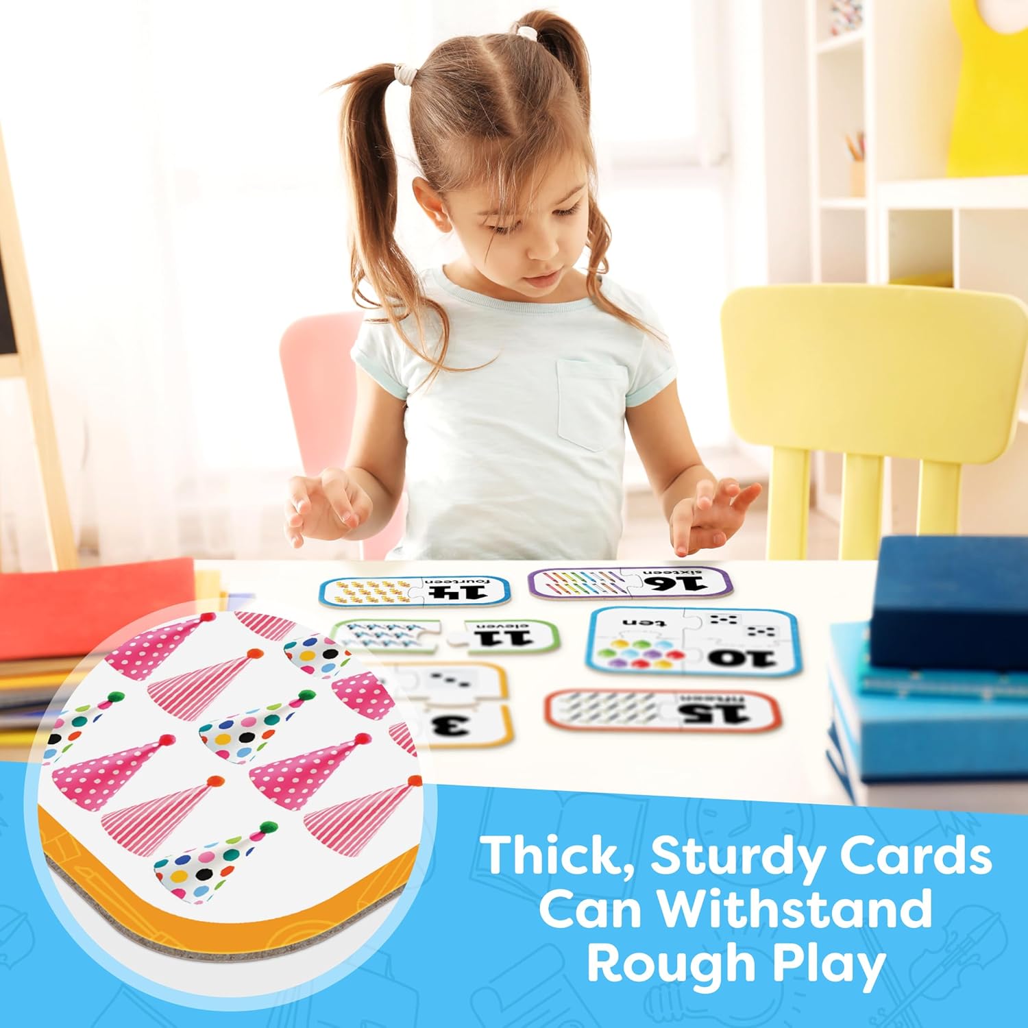 Fidtoy Number Matching Puzzle Set Early Math Toy
