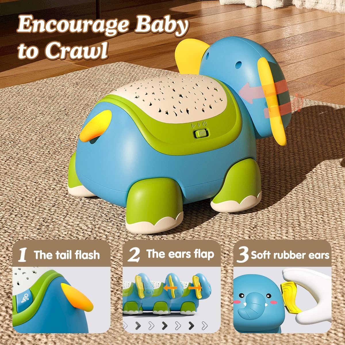 Musical Luminous Elephant Toy