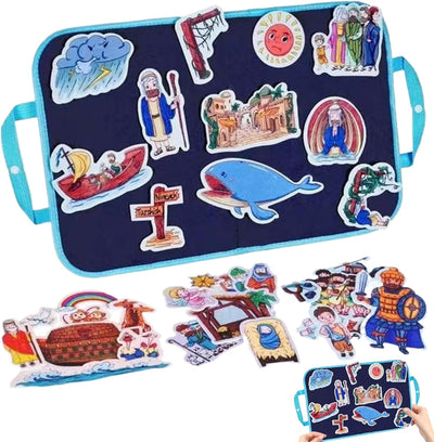1 ensemble de feutres pour les histoires bibliques des enfants.