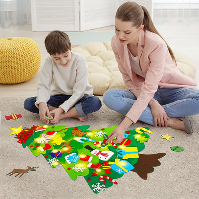 Árbol de Navidad de fieltro