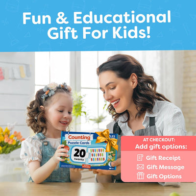 Fidtoy Number Matching Puzzle Set Early Math Toy