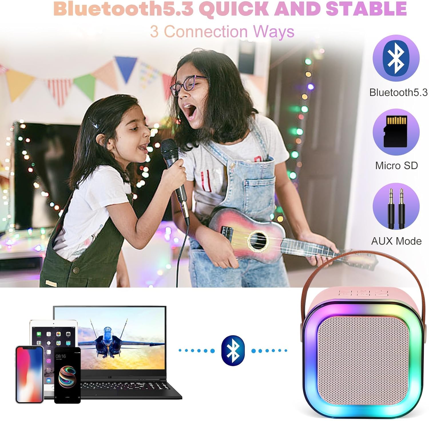 Micrófono de Karaoke para Niños