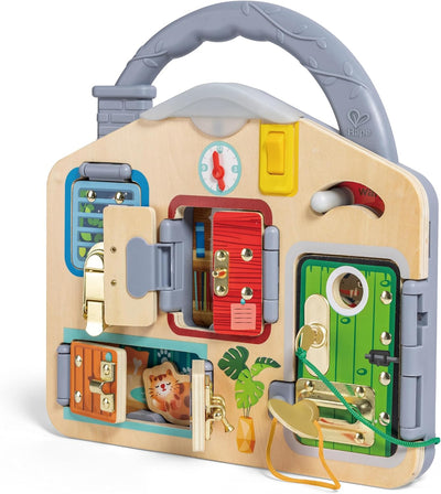 Fidtoy Montessori Busy Board Lock & Unlock Activity Toy for Toddlers