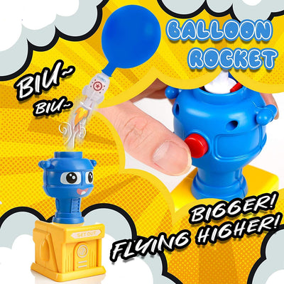 Fidtoy Balloon-Powered Car STEM Toy for Kids | Educational Physics Learning Kit