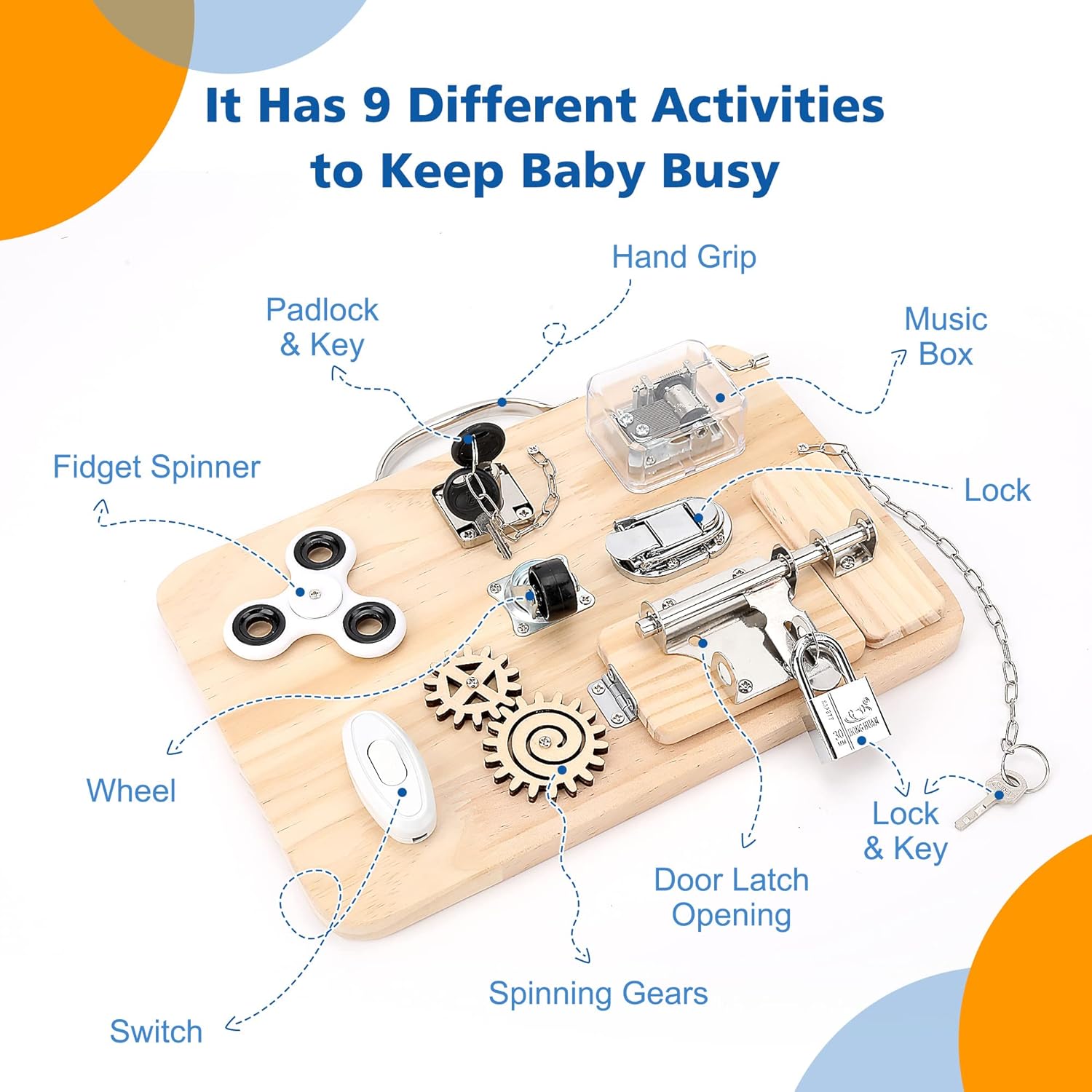 Fidtoy Montessori STEM Learning Board Games for Kids