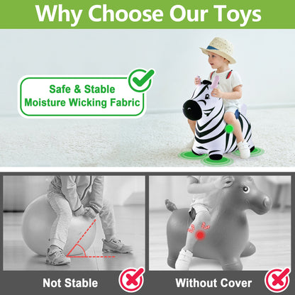 Bouncy Pals Zebra Hopper