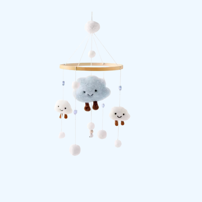 Fidtoy Wooden Baby Mobile Montessori-Inspired Sensory Nursery Toy