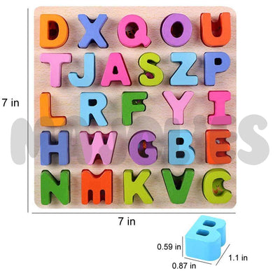 Tablero de ensartar con letras