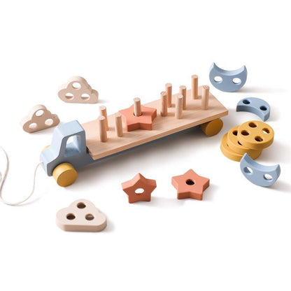 Wooden Multifunctional Early Education Puzzle Toys for Kids | Autism-Friendly Learning & Sensory Play