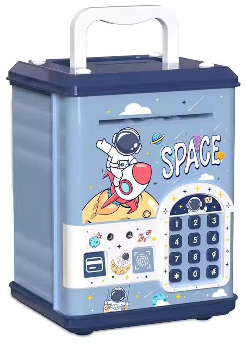 Ensemble de jeu Banque Argent et Distributeur automatique spatial avec empreinte digitale - 300