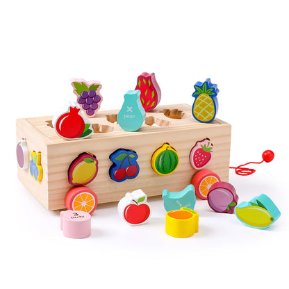 Wooden Multifunctional Early Education Puzzle Toys for Kids | Autism-Friendly Learning & Sensory Play