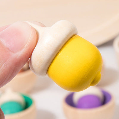 Jeu de tri des couleurs en bois - Les meilleurs jouets de motricité fine