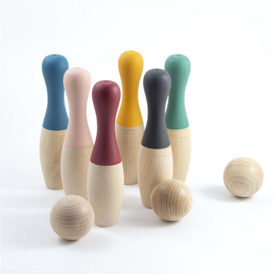 Jeu de bowling en bois pour enfants