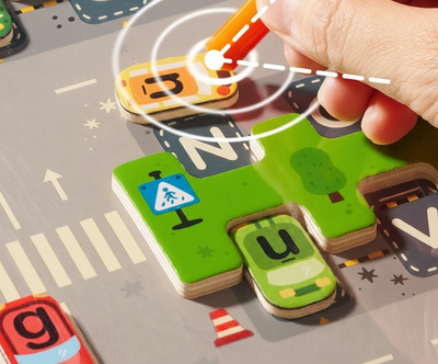 AlphaPark – Fin et Créatif – Labyrinthe Magnétique