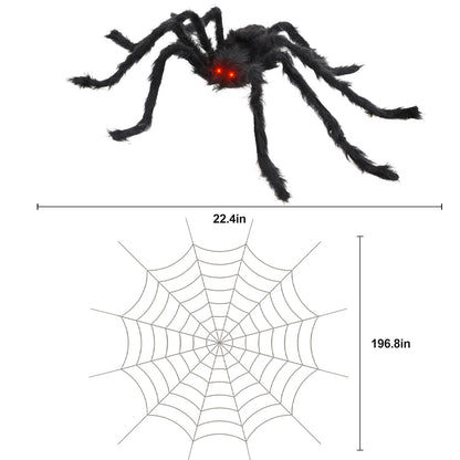2 Pack Spider Halloween Decorations