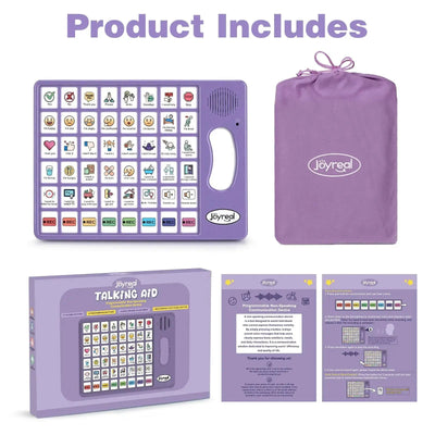 Fidtoy AAC Communication Device for Autism - Bilingual Speech Aid for Toddlers