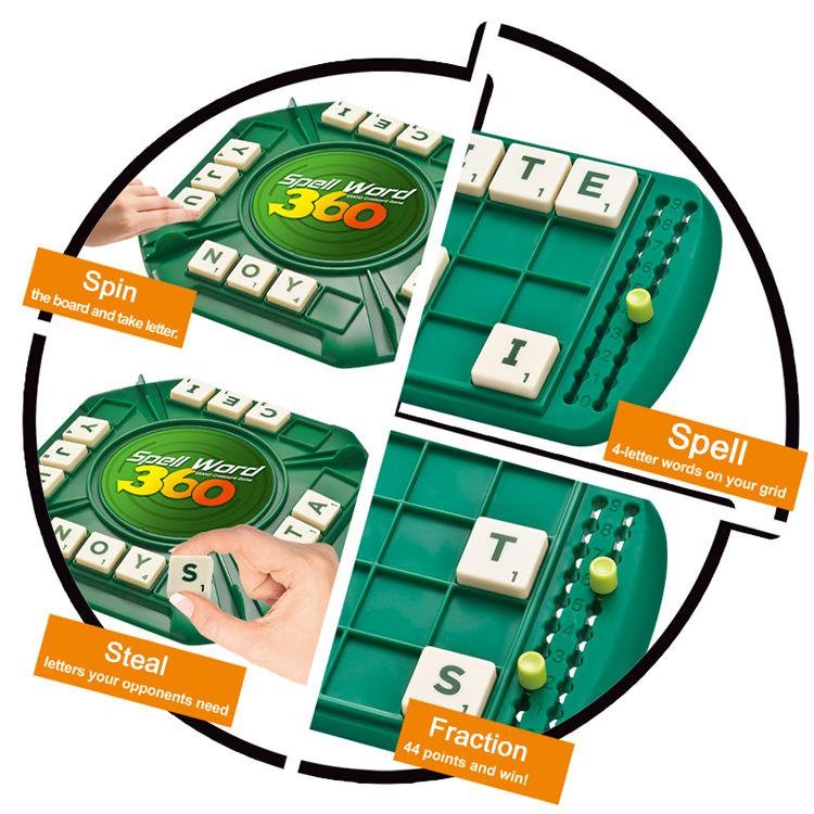 Scrabble 360 Word Spell Crossword Game - 520