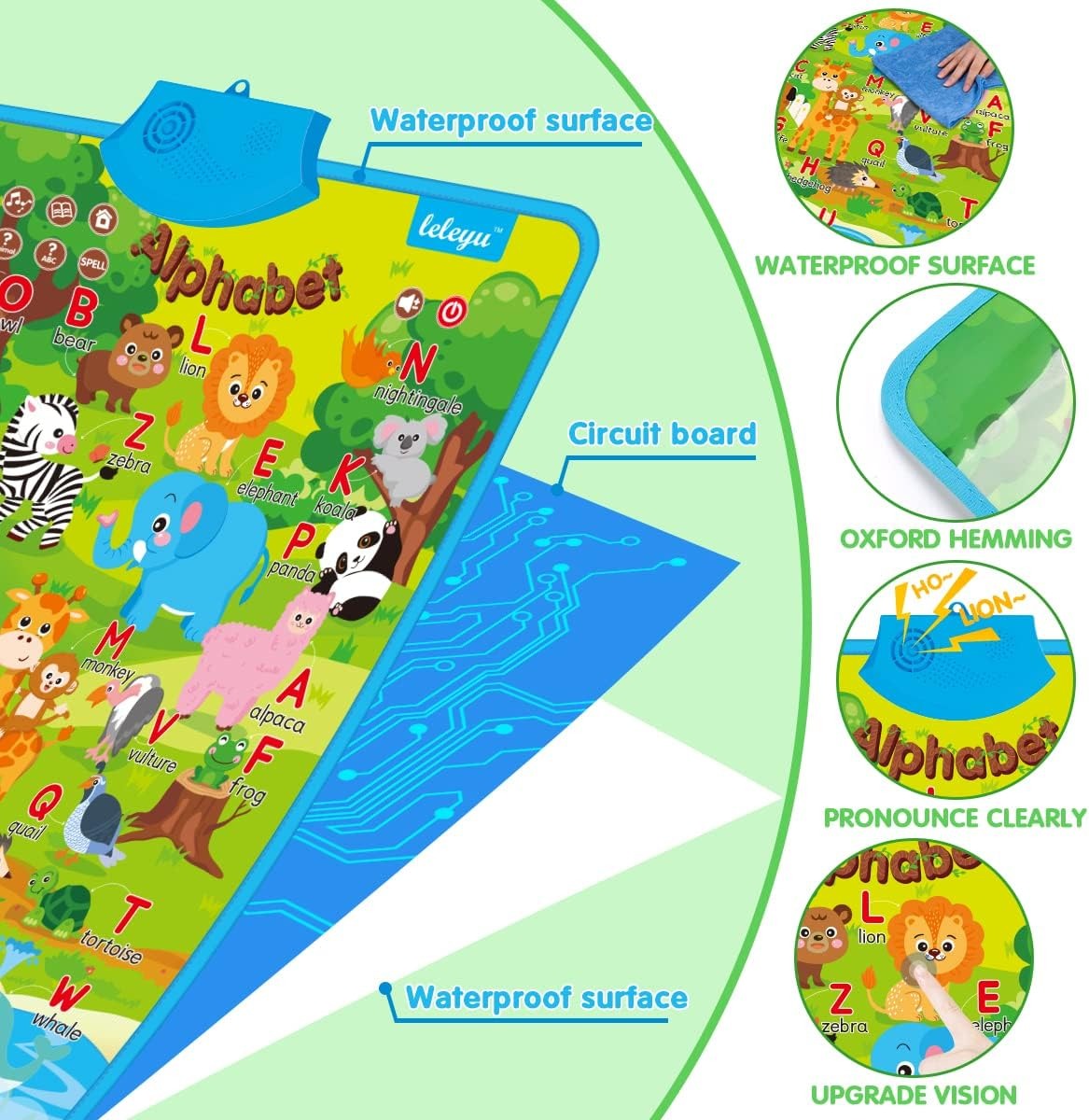 Animal Alphabet Fun Learning Talking Poster - G02