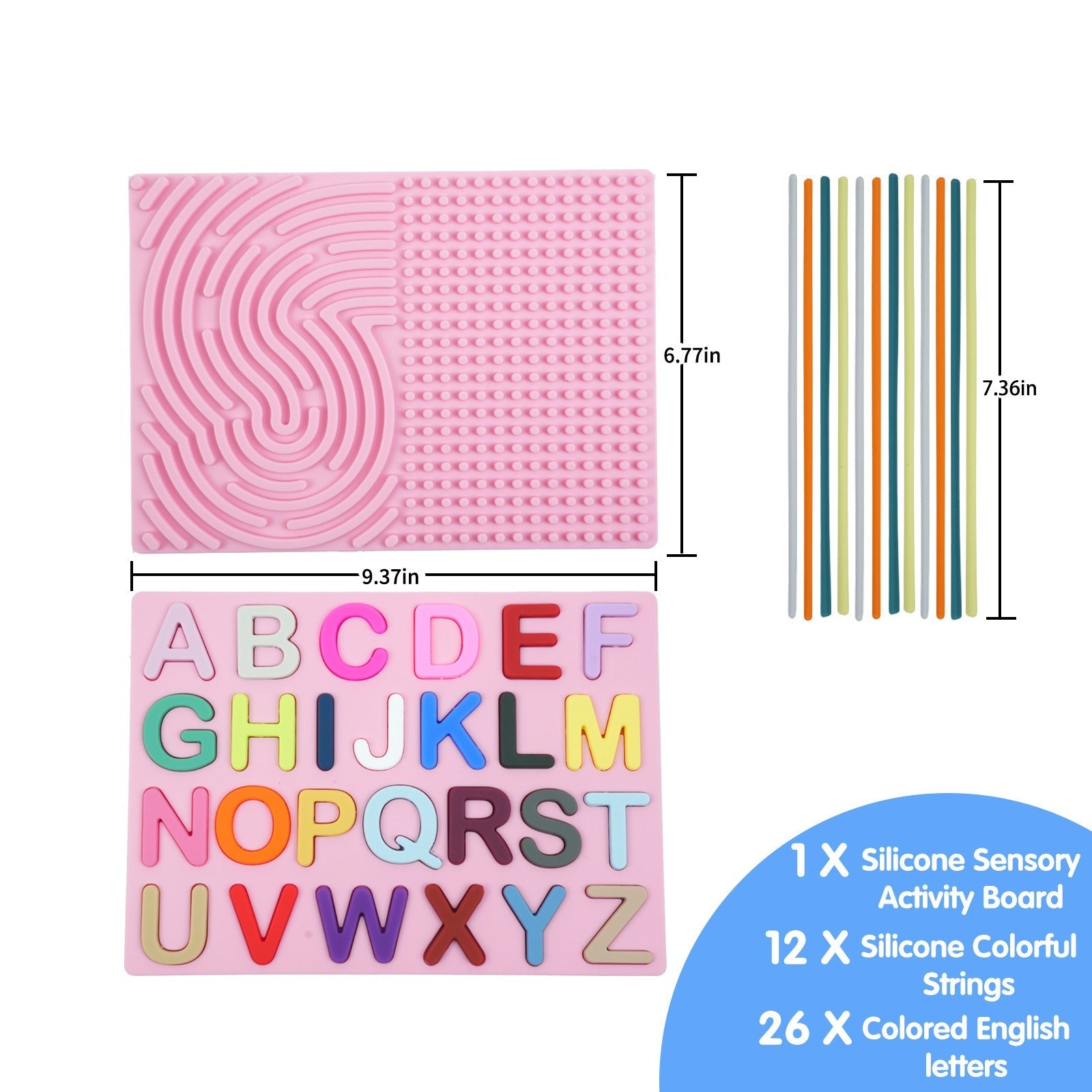 Multi-Use Sensory Board - Educational & Calming Fidget Toy