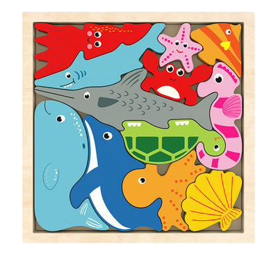 Fidtoy Montessori Rompecabezas de Formas