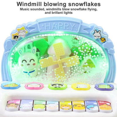 Kit de Piano de Animales de Nieve Brillante para Bebé - 349