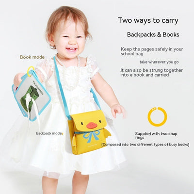 Sac d'école Montessori pour bébés et jouets éducatifs