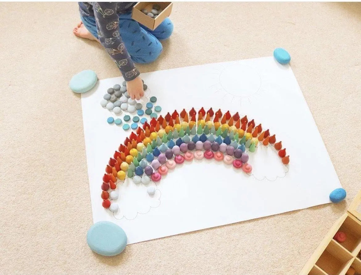 9 - Grapat Inspired Mandala loose parts Set