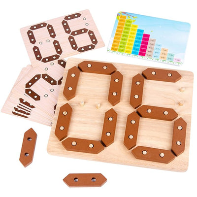 Digital Wooden Board for Addition Subtraction Learning - 032