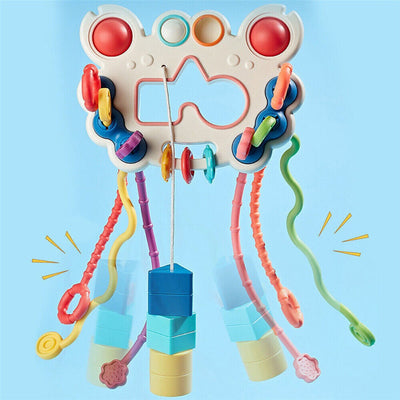 5 in 1 Pull String Motor Skills and Sensory Activity Toy - 861