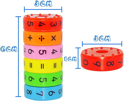 Mini Rotating Magnetic Math Operation Wheel - 313