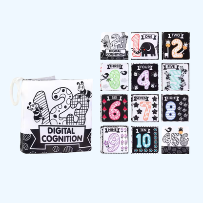 TibaToes™ Black and White High Contrast Visual Stimulation Book