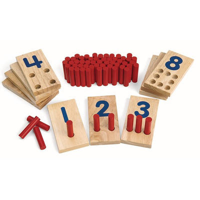 X Large Excellerations  Montessori Planches à bâtons à compter Numéro de bâtons à compter
