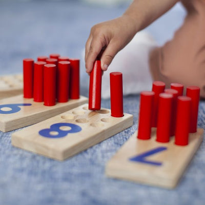 X Large Excellerations  Montessori Planches à bâtons à compter Numéro de bâtons à compter