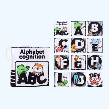 TibaToes™ Black and White High Contrast Visual Stimulation Book