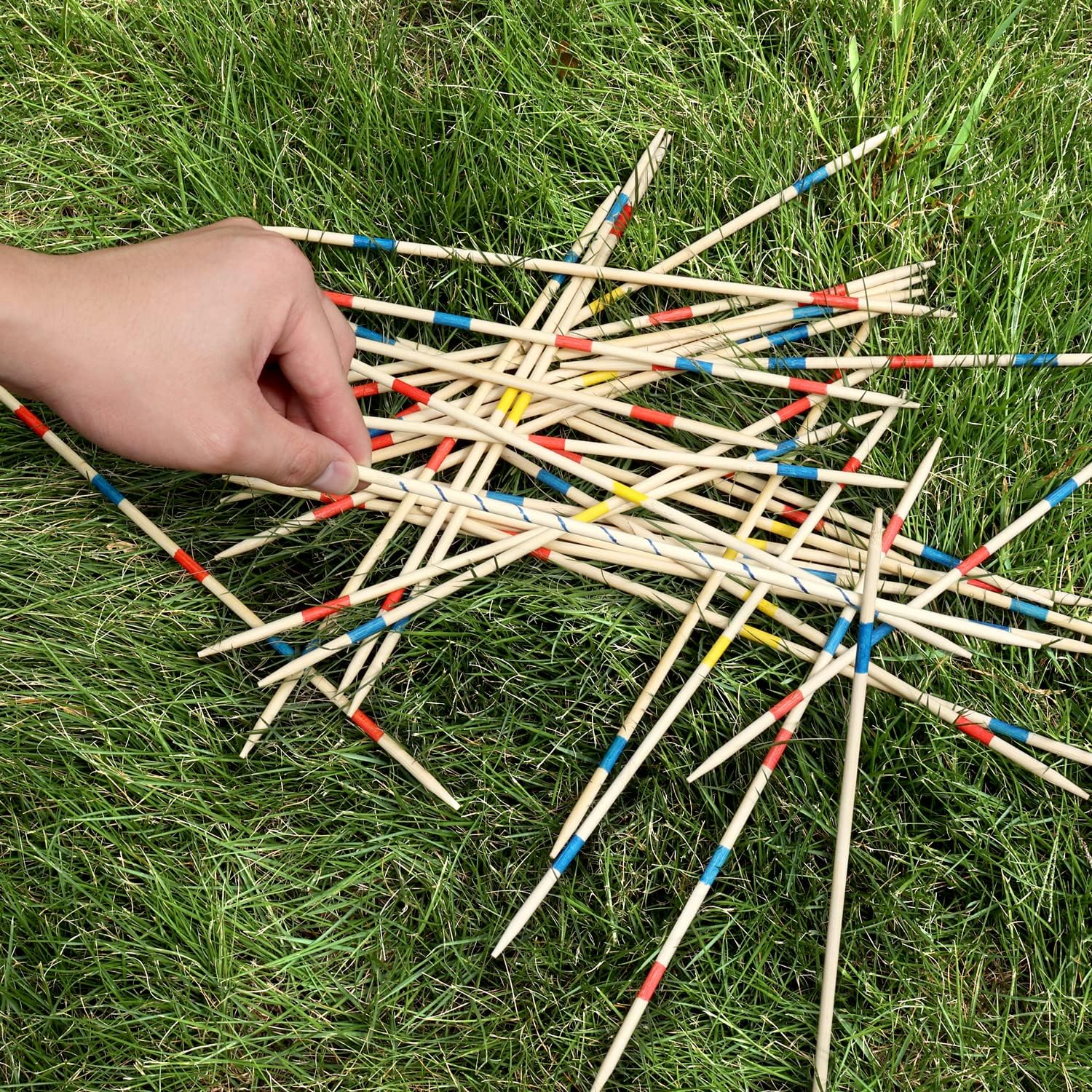 Fidtoy Mikado Pick Up Sticks Game Wooden Family Toy