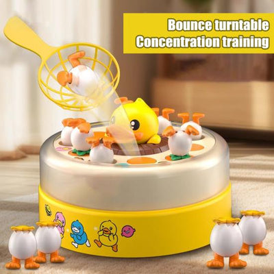 Fidtoy Duck Catching Game with Music Lights and Jumping Eggs