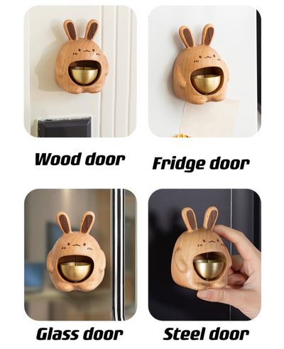 La sonnette adorable en forme de lapin – Un ajout charmant à la décoration de votre maison
