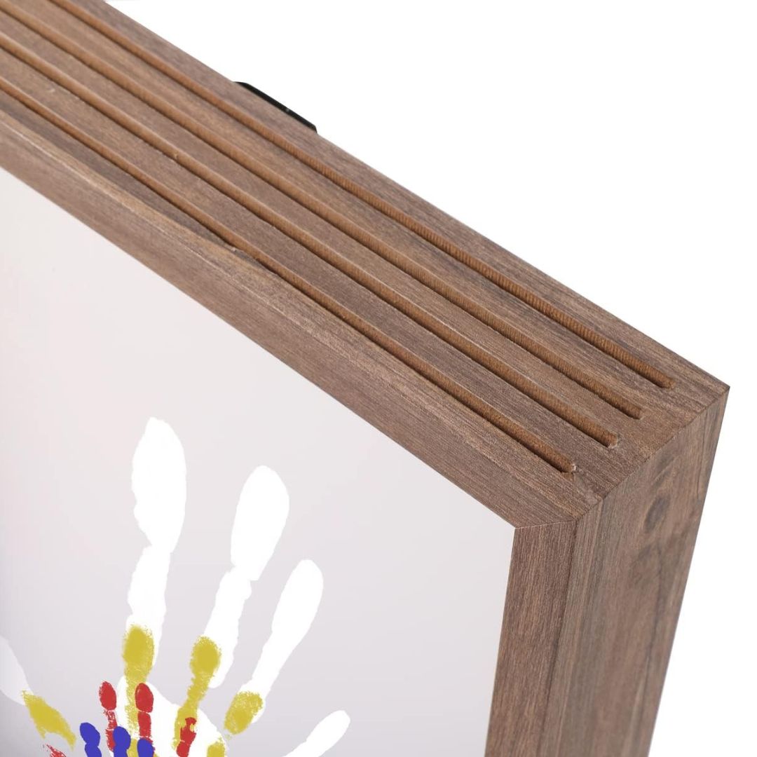 Baby Handprint and Footprint Keepsake Frame – Memory Kit for Newborns and Toddlers