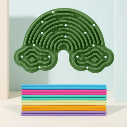 FidgetFrost – Speels & Zacht – Siliconen Busy Board