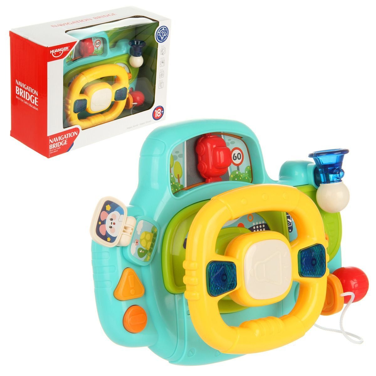 Kit de jeu interactif avec volant de navigation et pont - 541