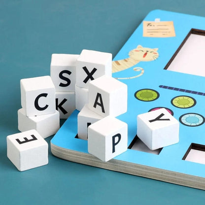 Wooden Learn to Spell Learning Kit Board - 105