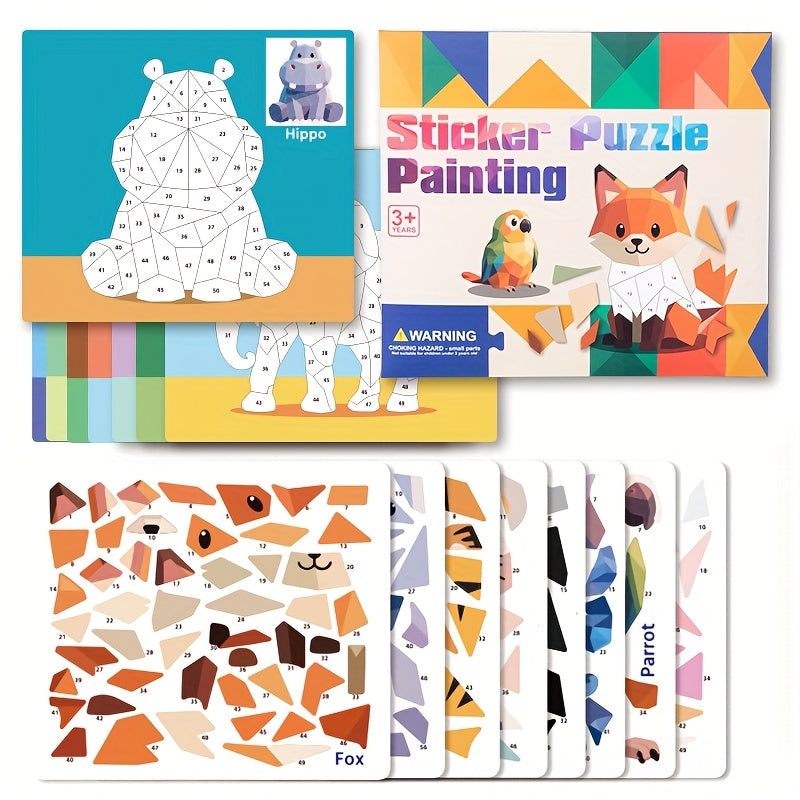 Sticker Puzzle Painting Book for Kids