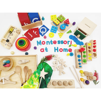 Large Montessori Sandpaper Alphabet Set Upper and Lower Cases