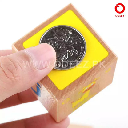 ABC Solid Wooden Building Blocks With Multiple Activities