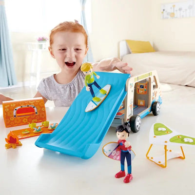 "Fidtoy Camper Van Playset - Imaginative Toy for Toddlers