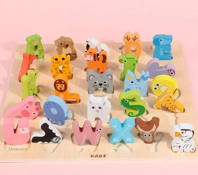 Animal Alphabet Learning Board : ACCELERATE Letter Recognition